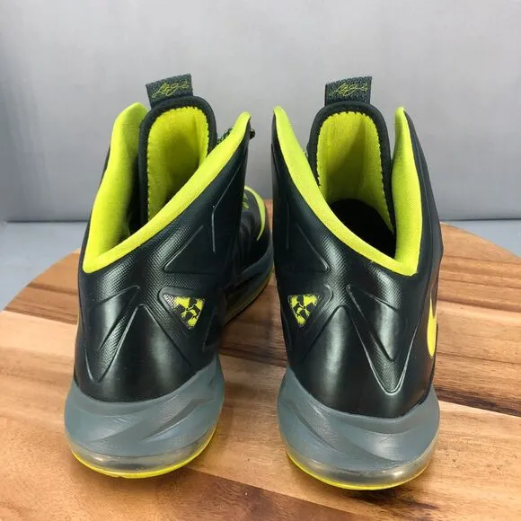Nike LeBron 10 Dunkman 'Seaweed/Atomic Green'‎ Basketball Shoes Mens 11 High Top