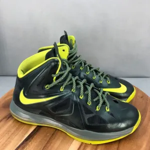 Nike LeBron 10 Dunkman 'Seaweed/Atomic Green'‎ Basketball Shoes Mens 11 High Top