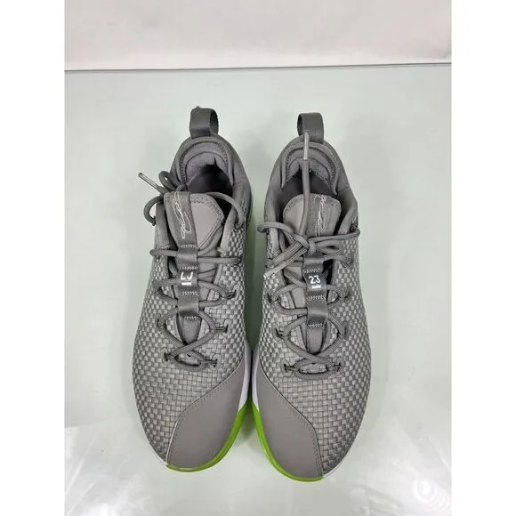Nike Lebron 14 Mens Size 11 Basketball Shoes Gray Green White Low Top Sneakers