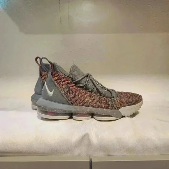 Nike Lebron 16 XVI Size 9 Multi-color High Top Shoes
