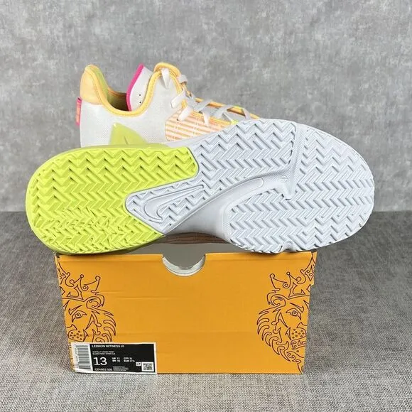 Nike Lebron Witness VI 6 Melon Easter New Basketball Shoes Men's Size 13
