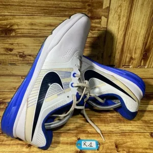 Nike Lunar Command Flywire Golf Shoes Cleats Men’s Sz 11 White Blue 704427-101