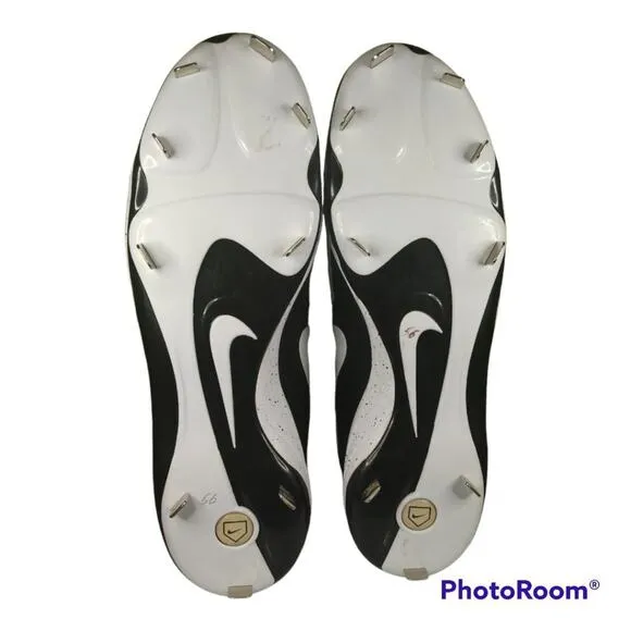 Nike M BSBL MVP White Black Baseball Cleats New Men's Shoes Size 16