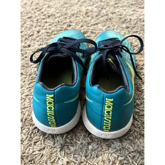 Nike Magista Obra II IC Rio Teal Indoor Soccer Shoes Men's Youth Size 7 EUC!