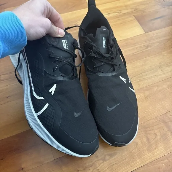 Nike Men Air Zoom Pegasus 37 Shield Shoes CQ7935-002 size 14 Road Running