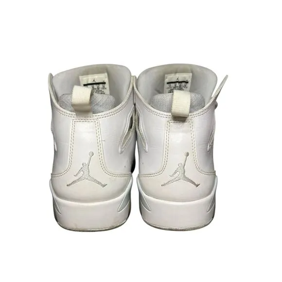 Nike Men’s 11 Air Jordan Flight Club 91 GS Shoes White Lace Up High Top Sneakers