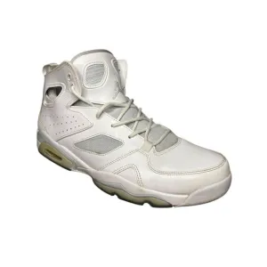 Nike Men’s 11 Air Jordan Flight Club 91 GS Shoes White Lace Up High Top Sneakers