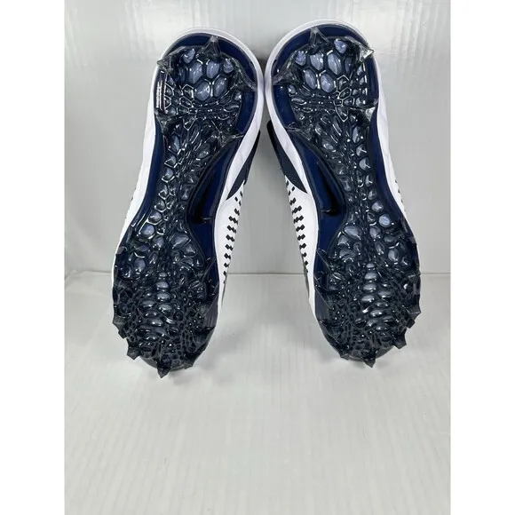 Nike Men’s 11.5 Alpha Menace Pro 2 MID Football Cleats BV3945-102 Navy White