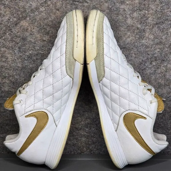 Nike Mens 6.5 Shoes‎ Tiempo Lunar TF Legend White R10 Ronaldinho Indoor Soccer