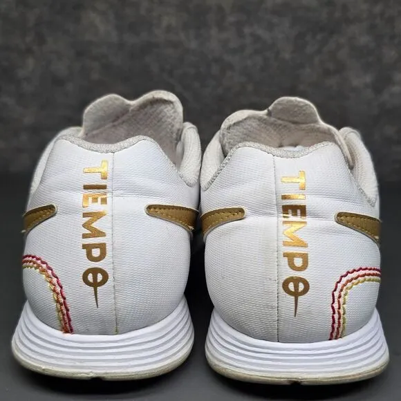 Nike Mens 6.5 Shoes‎ Tiempo Lunar TF Legend White R10 Ronaldinho Indoor Soccer