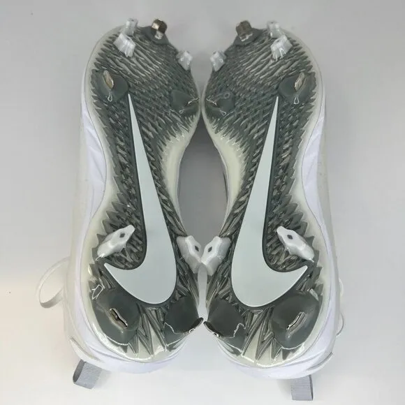 Nike Mens 852686-102 Gray/White Lunar Vapor Ultrafly Elite Size 15 Cleats Shoes