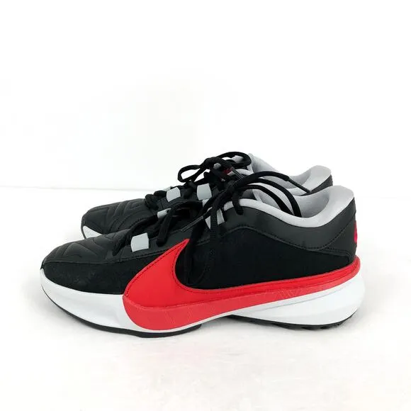 NIKE Men's Air Zoom Freak 5 Basketball Shoes Size 14 Black Red Giannis NWOB