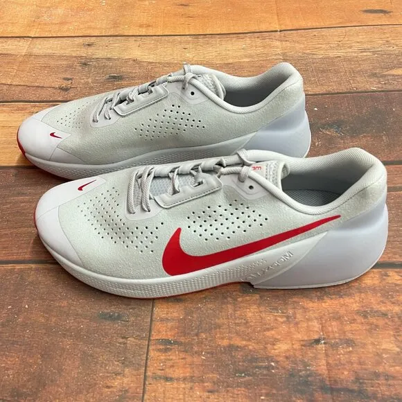 Nike Men's Air Zoom TR 1 Pure Platinum/Red Workout Shoes