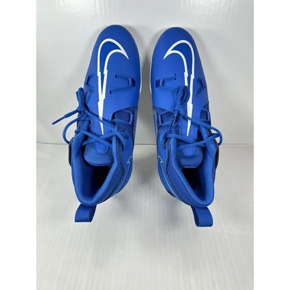 Nike Men's Alpha Menace Pro 3 Football Cleats Size 12 Royal Blue CT6649-414 NEW