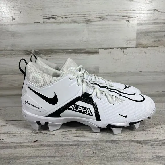 Nike Mens‎ Alpha Menace 3 Shark Low Football Cleats Style CV0582-100 Size 12