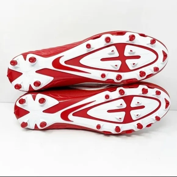 Nike Mens Alpha Pro 2 719932-166White Red Football Cleats Shoes Sneakers size 11