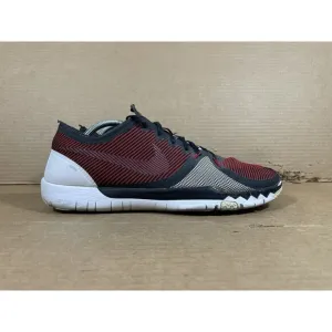 Nike Mens Athletic Running Shoes Free 3.0 Size 12 Sneaker Black Red Gray