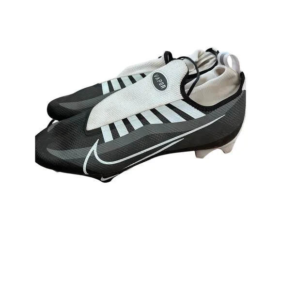 Nike Men's Black &amp; Gray Vapor Edge Pro 360 Football Cleats Shoes Size 14