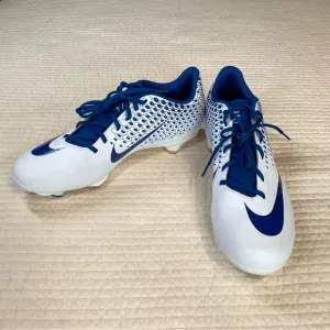 Nike Men’s Blue White Vapor Ultrafly Elite 2 Baseball Metal Cleats Size 12.5
