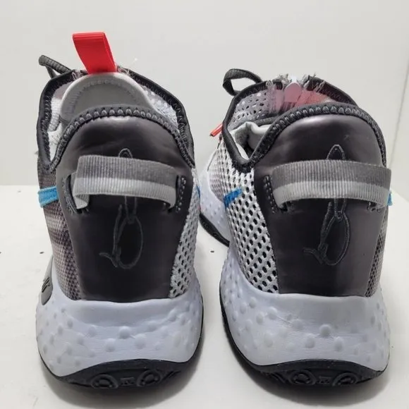 NIKE Mens CD5079-002 Air PG 4 Plaid Gray Athletic Football Shoes Size US 8