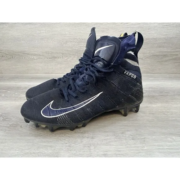 Nike Men’s Cleats Vapor Flyknit  3 Elite Pro Blue Football 10 AH7408-400