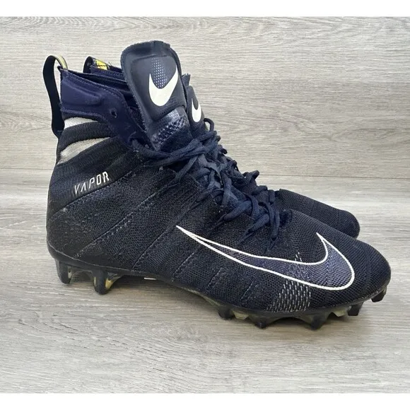 Nike Men’s Cleats Vapor Flyknit  3 Elite Pro Blue Football 10 AH7408-400