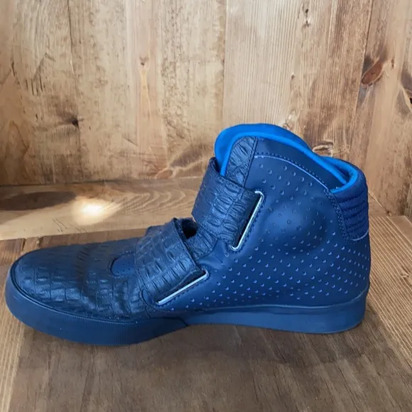 Nike Mens Flystepper 2k3 Running Shoes Black 677473-020 High Top Perforated 9.5