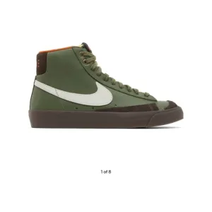 Nike Men's Green High-Top Sneakers