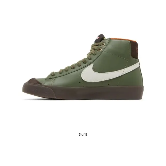 Nike Men's Green High-Top Sneakers