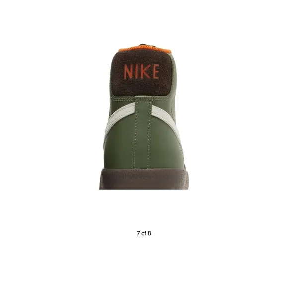 Nike Men's Green High-Top Sneakers