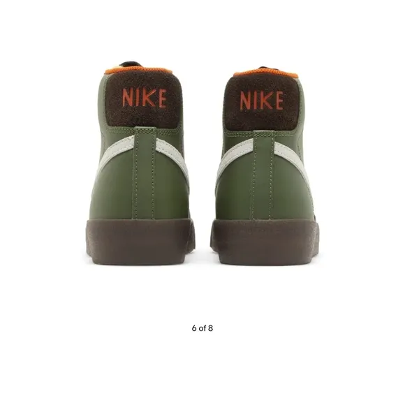Nike Men's Green High-Top Sneakers