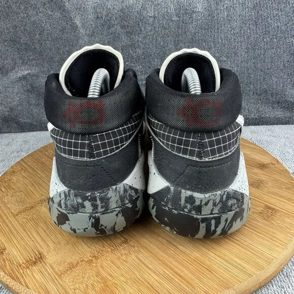 Nike Mens KD 7 Size 8.5 Shoes Black White Basketball Training Sneakers Durant