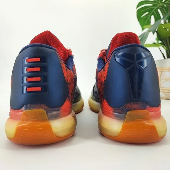 Nike Men's Kobe 10 Multicolor Synthetic Sneakers 705317-604 Size 9