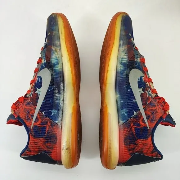 Nike Men's Kobe 10 Multicolor Synthetic Sneakers 705317-604 Size 9