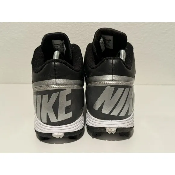 Nike Mens Landshark Football Cleats Sz 8.5 Black Mid Boots Shoes 511292-009