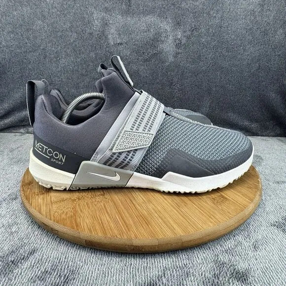 Nike Mens Metcon Sport Size 10.5 Shoes Gray Crossfit Gym Lifting Sneakers AQ7489