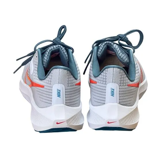 Nike Mens Pegasus 39 Road Running Shoes Size 7 Pure Platinum/Orange New