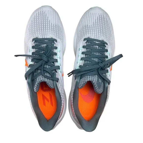 Nike Mens Pegasus 39 Road Running Shoes Size 7 Pure Platinum/Orange New
