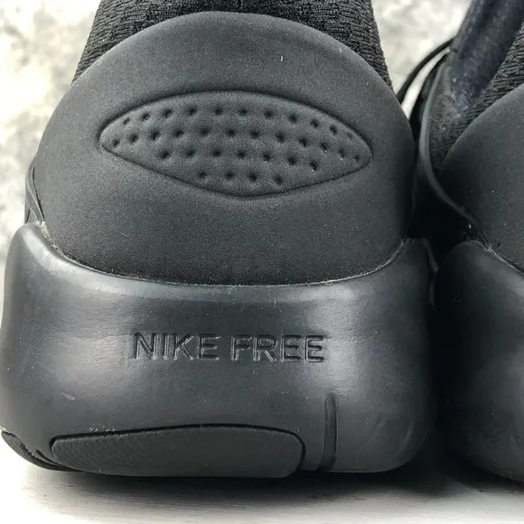 Nike Men's Size 7.5 Free TR V8 Triple Black Lace-Up Training Sneakers AH9395-003