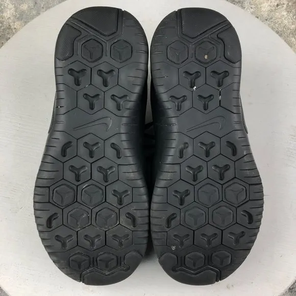 Nike Men's Size 7.5 Free TR V8 Triple Black Lace-Up Training Sneakers AH9395-003