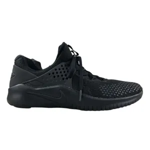 Nike Men's Size 7.5 Free TR V8 Triple Black Lace-Up Training Sneakers AH9395-003