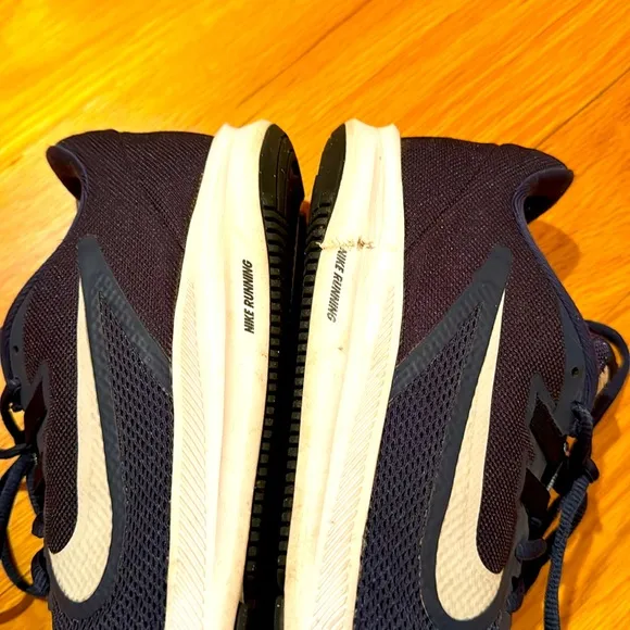 Nike men’s sneakers running downshifter 12 13 navy blue black shoes 9 gray road