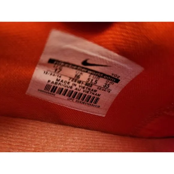 Nike Men's Style 725181-800 Speed Trainer TR2 Orange White‎ Size 17 Running Shoe