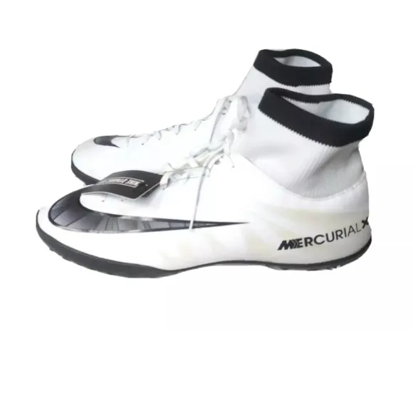 Nike Mercurialx Victory VI CR7 DF TF Mens Football Boots Sz 12- White 903612 401