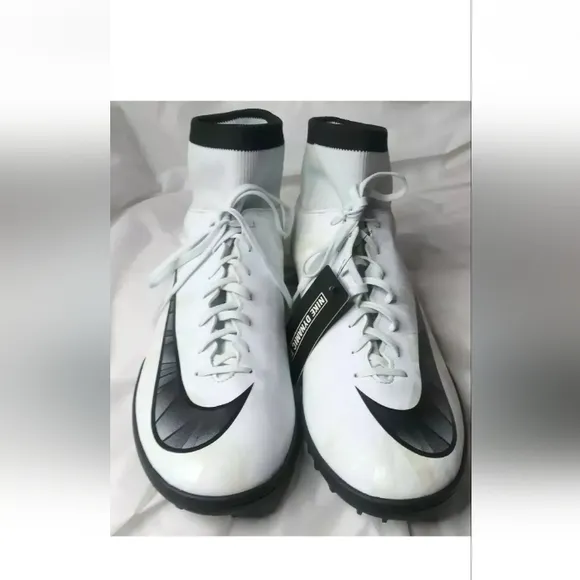 Nike Mercurialx Victory VI CR7 DF TF Mens Football Boots Sz 12- White 903612 401