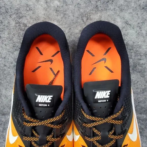 Nike Metcon 4 Training Shoes Mens 15 Orange White Tennessee Vols AH7455-801 Ne