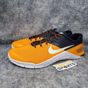 Nike Metcon 4 Training Shoes Mens 15 Orange White Tennessee Vols AH7455-801 Ne