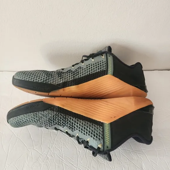Nike Metcon 6 Training Shoes Mens Size 15 Green Camo Black Gum Gym Athletic