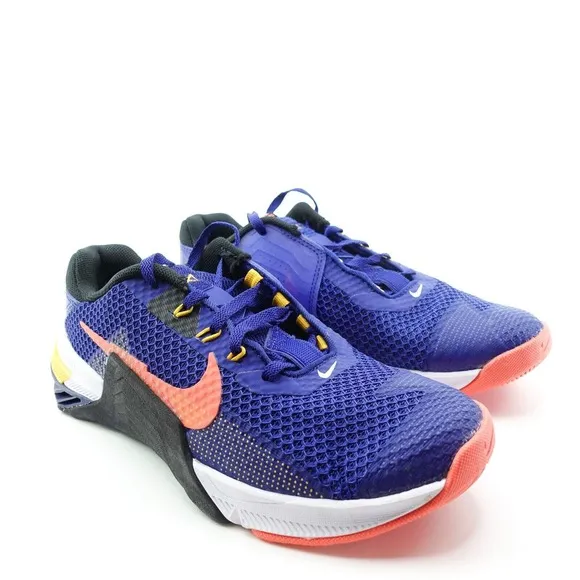 Nike Metcon 7 Deep Royal Blue Training Shoes Mens Size 6 CZ8281-448 Womens 7.5