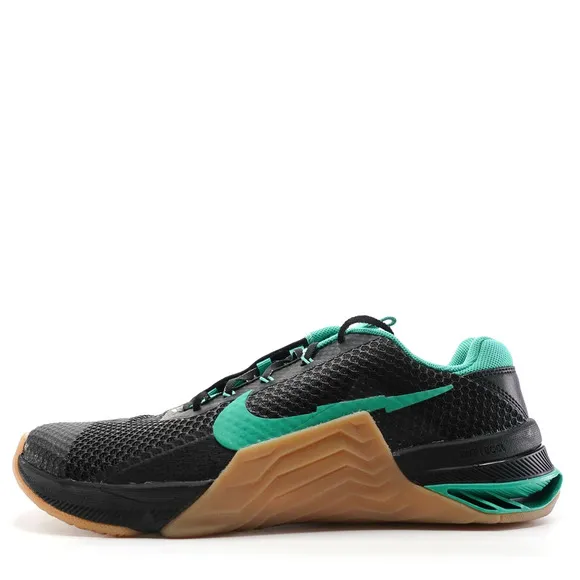 Nike Metcon 7 NBY Black Green Gum Gym Training Shoes Womens Size 9 DJ7032-991